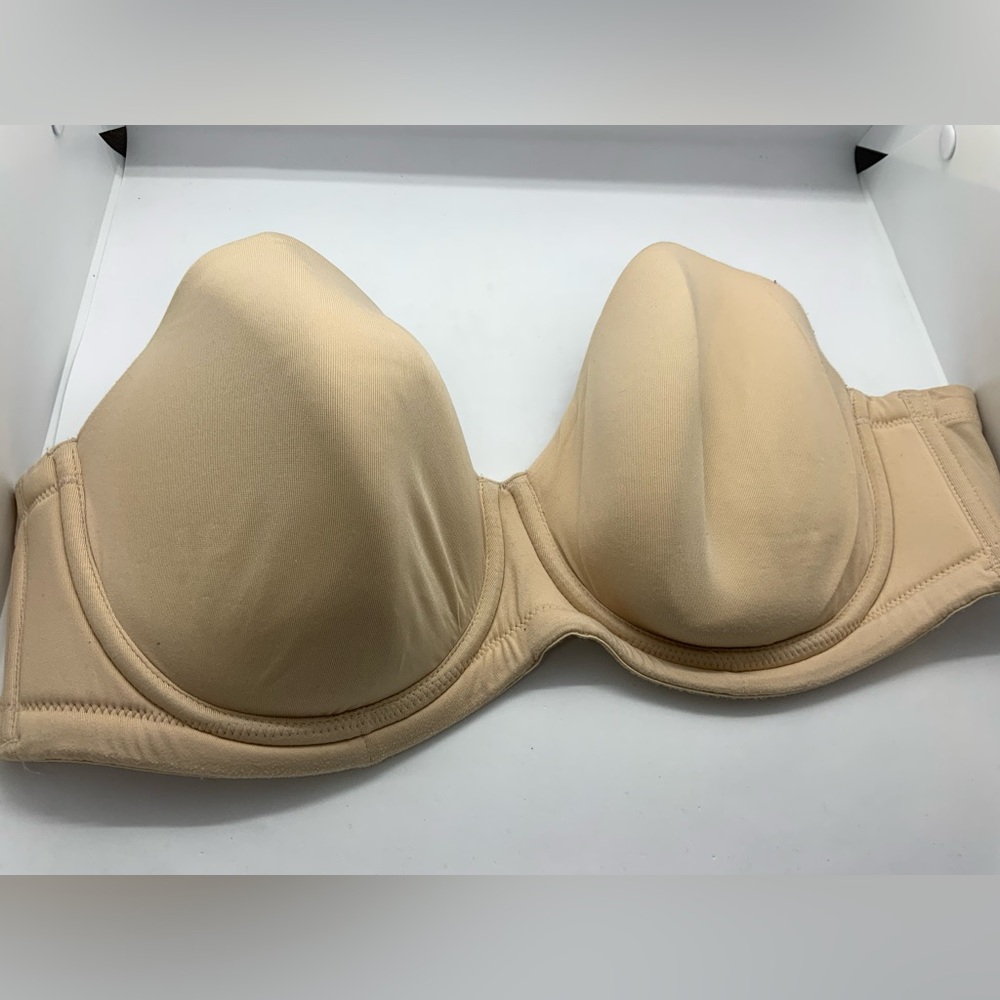 Wacoal Red Carpet Full Figure Underwire Strapless Bra 854119, Up To I Cup - Picture 6 of 9
